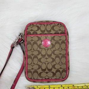 Used Coach camera case/holder